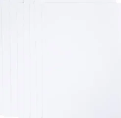Vandopløselige Broderiark - A5 - Ark 148,5X210 MM - Hvid - 24 Ark