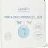 Vanilla Copenhagen - Hånd Og Fodaftryk Ler Ophæng - Blå - Ø11 CM