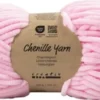 Velourgarn - L 105 M - Pind 5-6 - Lys Pink - 100 G