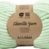 Velourgarn - L 105 M - Pind 5-6 - Mint Grøn - 100 G