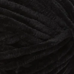 Velourgarn - L 105 M - Pind 5-6 - Sort - 100 G