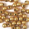 Voksperler - Mat Guld - 8 MM - 500 G