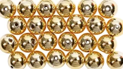 Voksperler - Ø 8 MM - Hulstr. 1 MM - Guld - 50 Stk