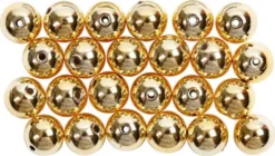 Voksperler - Ø 8 MM - Hulstr. 1 MM - Guld - 50 Stk