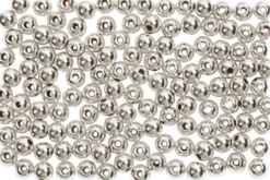 Voksperler - Ø 3 MM - Hulstr. 0,7 MM - Sølv - 150 Stk