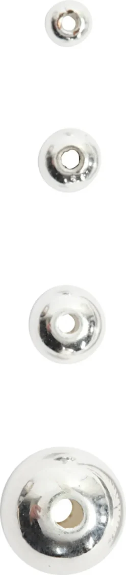 Voksperler - Ø 4 MM - Hulstr. 0,7 MM - Sølv - 150 Stk