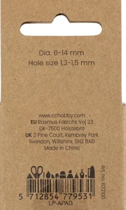 Voksperler - Oval - Ø 6-14 MM - Hulstr. 1,3-1,5 MM - 30Stk