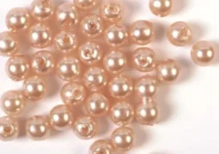 Voksperler - Sand - 8 MM - 500 G