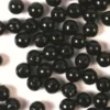 Voksperler - Sort - 8 MM - 500 G