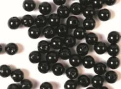 Voksperler - Sort - 8 MM - 500 G