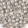 Voksperler Til Smykker - Mat Sølv - 3 MM - 500 G