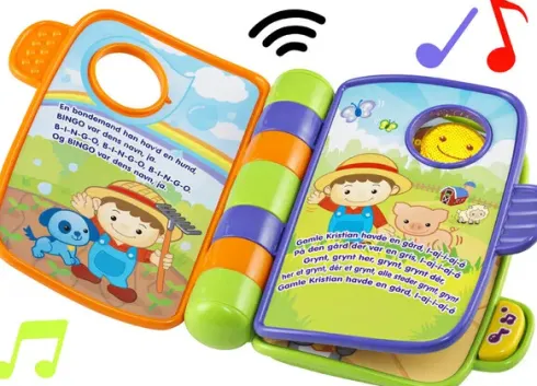 Vtech - Babybog Med Lyd - Rim- Og Opdagelsesbog - Dansk