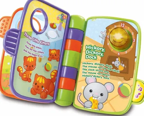 Vtech - Babybog Med Lyd - Rim- Og Opdagelsesbog - Dansk