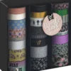 Washi Tape Sæt Med Mønstre - Overraskelse - 24 Stk. - Craft Id