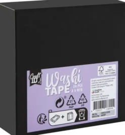 Washi Tape Sæt Med Mønstre - Overraskelse - 24 Stk. - Craft Id