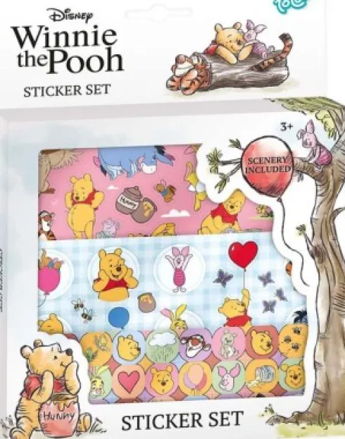 Winnie The Pooh - Sticker Set - Peter Plys Klistermærker