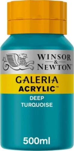 Winsor & Newton - Akrylmaling - Dyb Turkis 500 ML