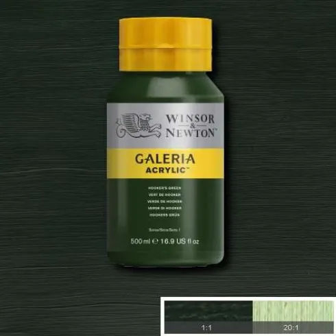Winsor & Newton - Akrylmaling - Hookers Green 500 ML