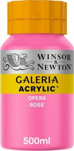 Winsor & Newton - Akrylmaling - Opera Rose 500 ML