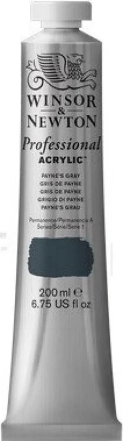Winsor & Newton - Akrylmaling - Paynes Grey 200 ML