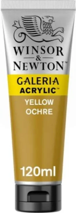 Winsor & Newton - Akrylmaling - Yellow Ochre 120 ML