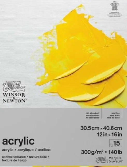 Winsor & Newton - Akrylpapir - 31X41 CM - 15 Ark