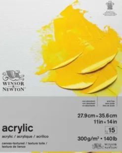 Winsor & Newton - Akrylpapir - 27X35 CM - 15 Ark