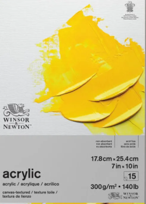 Winsor & Newton - Akrylpapir - 17X25 CM - 15 Ark