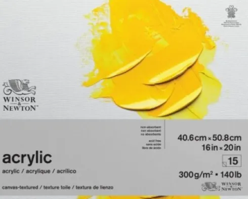 Winsor & Newton - Akrylpapir - 41X51 CM - 15 Ark