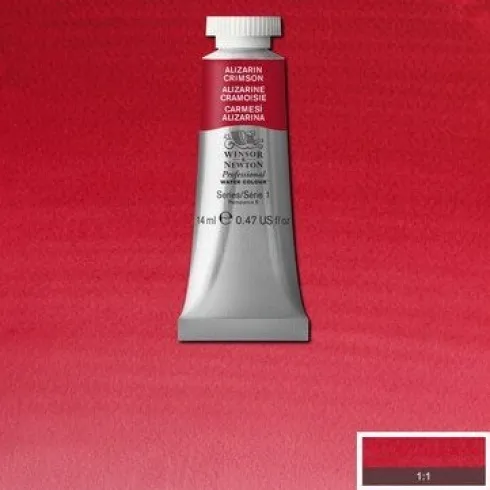 Winsor & Newton - Akvarelfarve - Alizarin Crimson 14 ML