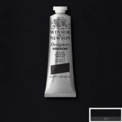 Winsor & Newton - Akvarelfarve - Gouache - Jet Black 37 ML