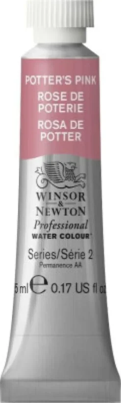 Winsor & Newton - Akvarelfarve - Potters Pink 5 ML