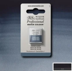 Winsor & Newton - Akvarelfarve 1/2 Pan - Paynes Grey