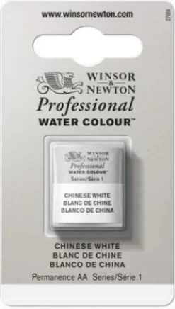 Winsor & Newton - Akvarelfarve 1/2 Pan - Chinese White