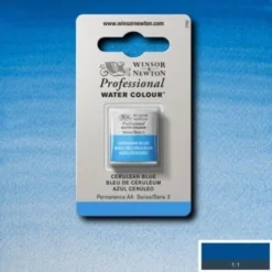 Winsor & Newton - Akvarelfarve 1/2 Pan - Cerulean Blue