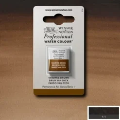 Winsor & Newton - Akvarelfarve 1/2 Pan - Vandyke Brown