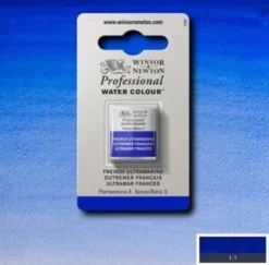 Winsor & Newton - Akvarelfarve 1/2 Pan - French Ultramarine
