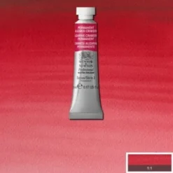 Winsor & Newton - Akvarelfarve - Permanent Alizarin Crimson 5 ML