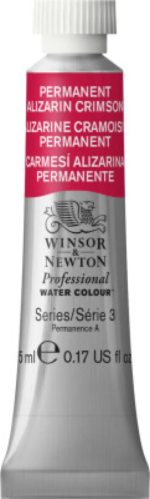 Winsor & Newton - Akvarelfarve - Permanent Alizarin Crimson 5 ML