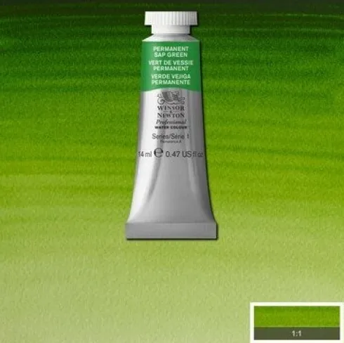 Winsor & Newton - Akvarelfarve - Permanent Sap Green 14 ML