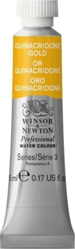 Winsor & Newton - Akvarelfarve - Quinacridone Gold 5 ML