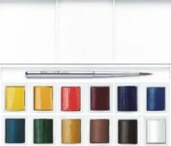 Winsor & Newton - Akvarelfarve Sæt - Pocket Selection - 13 Dele