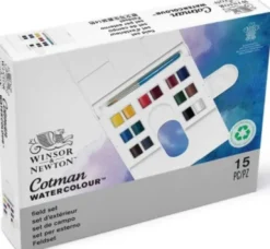 Winsor & Newton - Akvarelfarve Sæt - The Compact Set - 14 Farver
