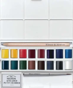 Winsor & Newton - Akvarelfarve Sæt Med 16 Farver - Complete Pocket
