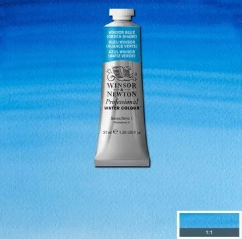 Winsor & Newton - Akvarelfarve - Winsor Blue Green Shade 37 ML