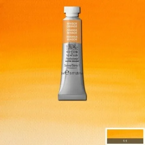 Winsor & Newton - Akvarelfarve - Winsor Orange 5 ML