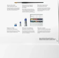 Winsor & Newton - Akvarelpapir - 17X25 CM - Hot Press - 20 Ark