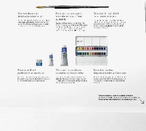 Winsor & Newton - Akvarelpapir - 25X35 CM - Hot Press - 20 Ark