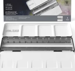 Winsor & Newton - Akvarelæske Til 24 1/2 Pan - Empty Travel Tin