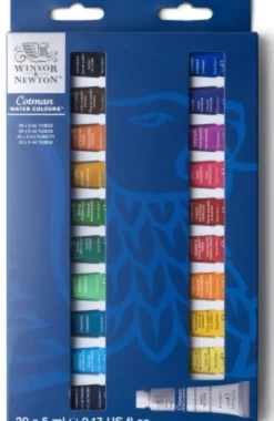 Winsor & Newton - Akvarelsæt - Cotman - 20X5 ML